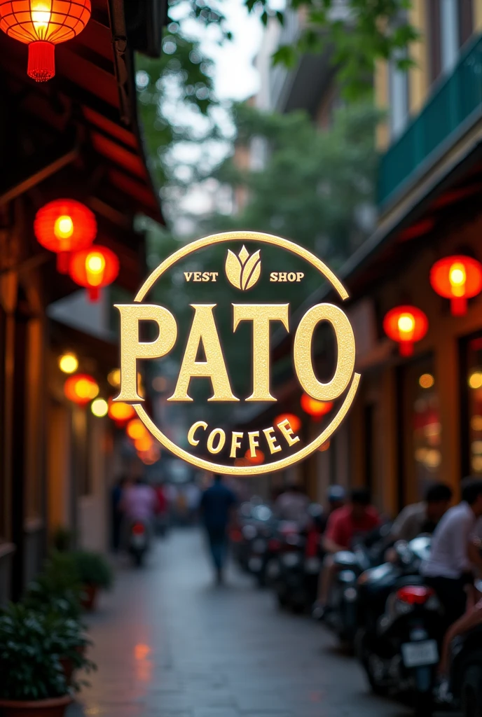 Design Logo in capital letters " PATO COFFEE " in Hanoi