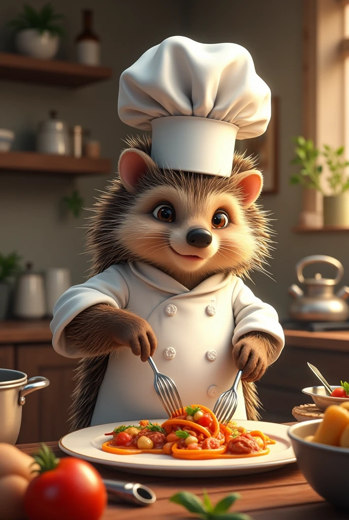 hedgehog chef