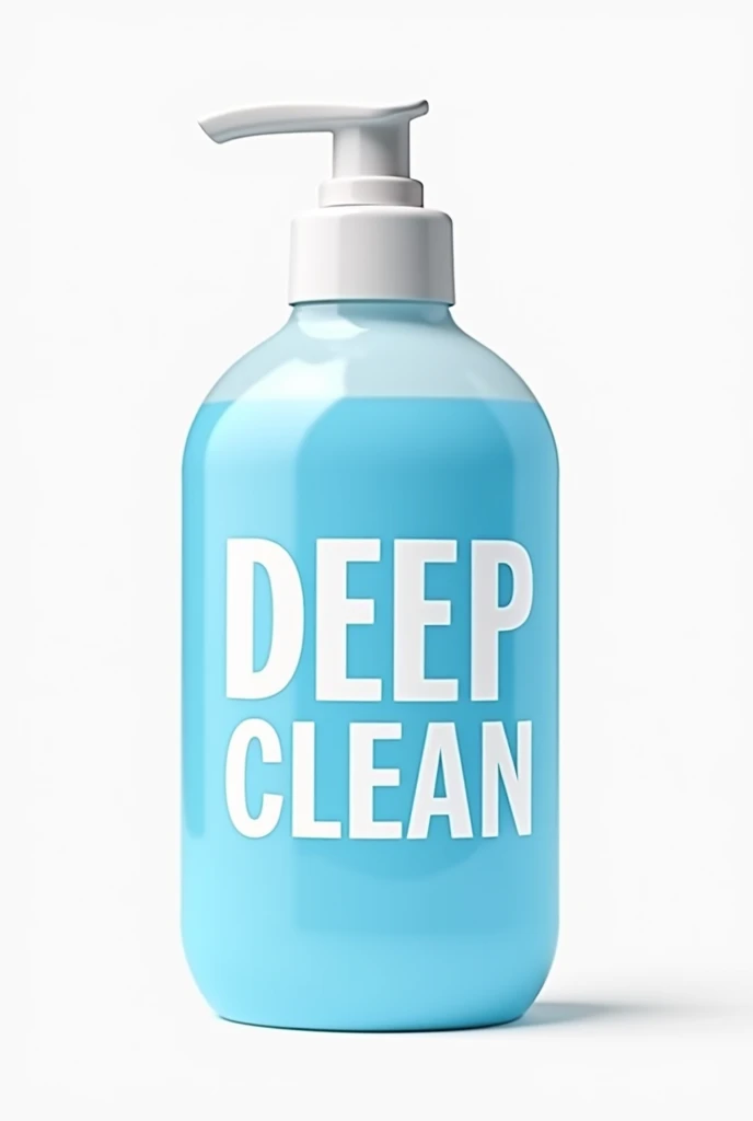 Create a image of my brand sticker to paste on bottles the name of my brand is Deep Clean and it is loundry bleach give a sticker only not bottle