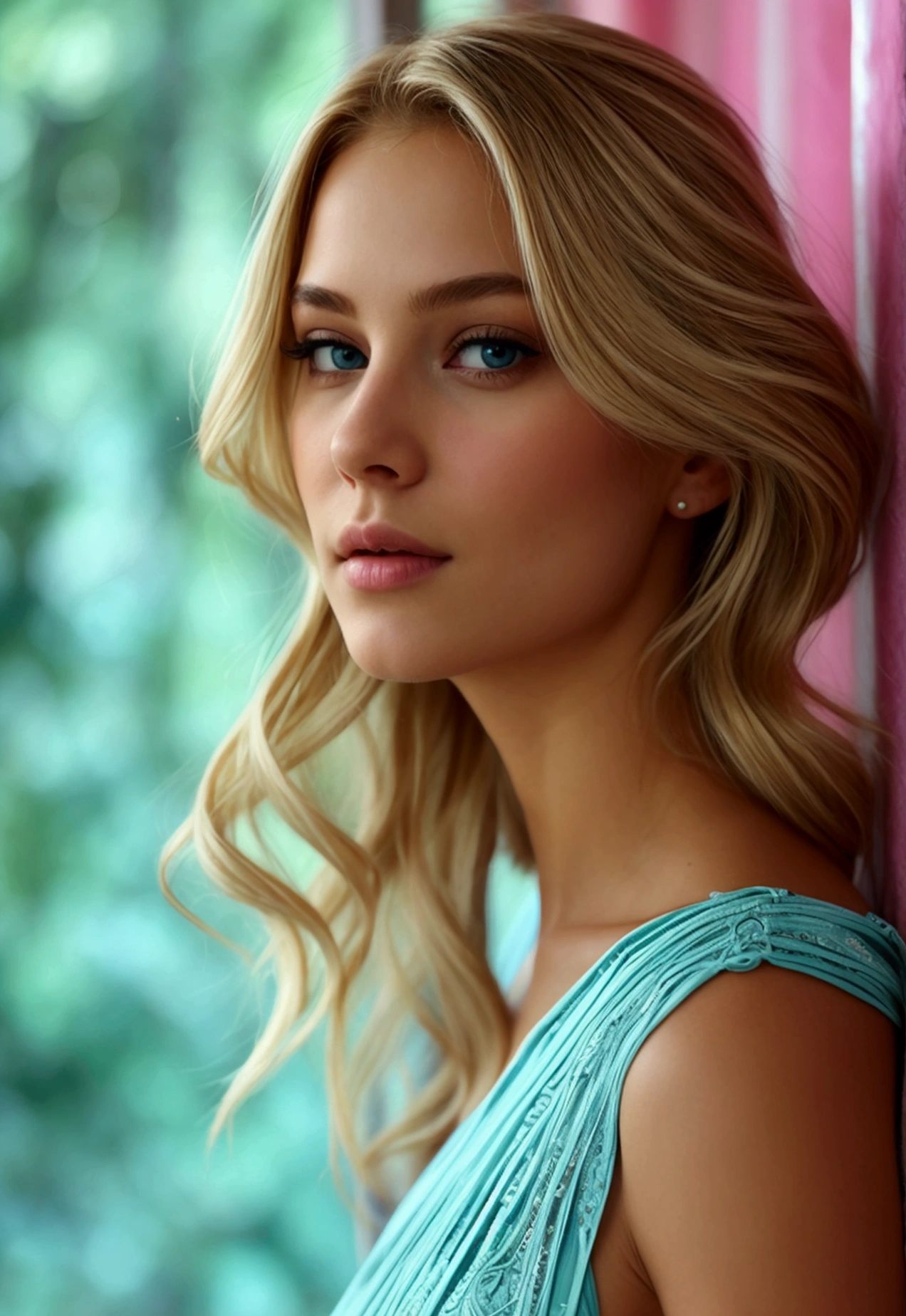 blond hair
