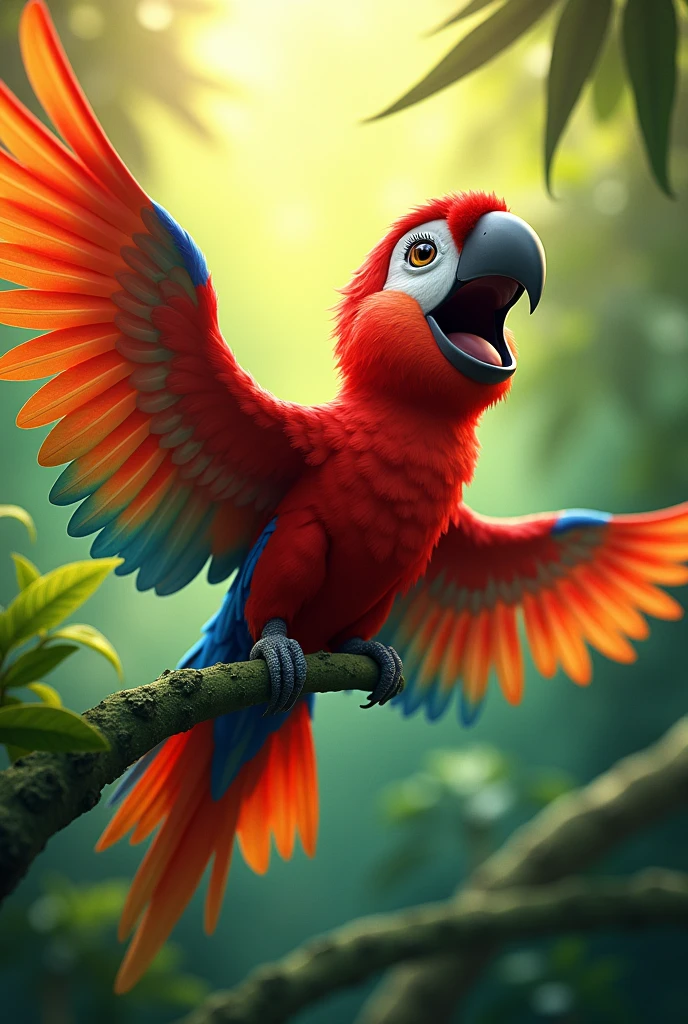make a parrot very very extremely happy
