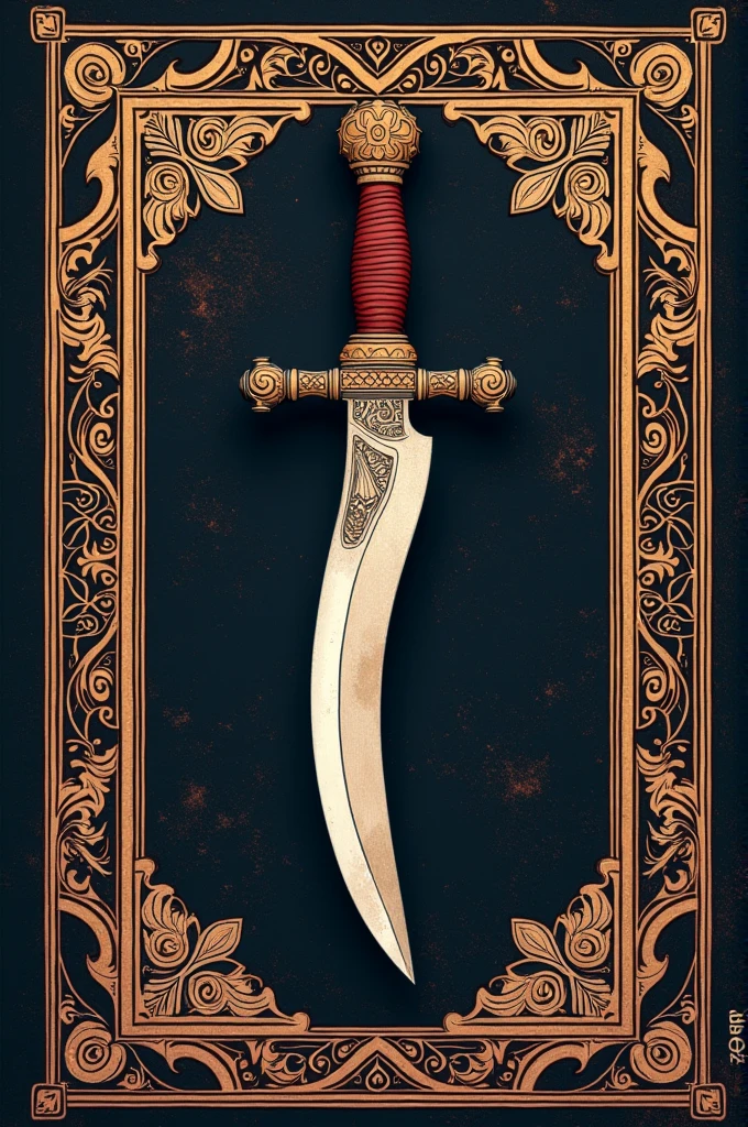 Cross khukuri border design