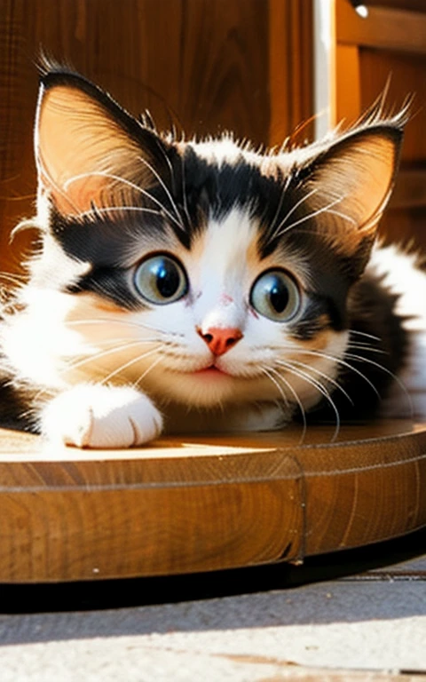 Kitten playing innocently、Too cute、Cute eyes