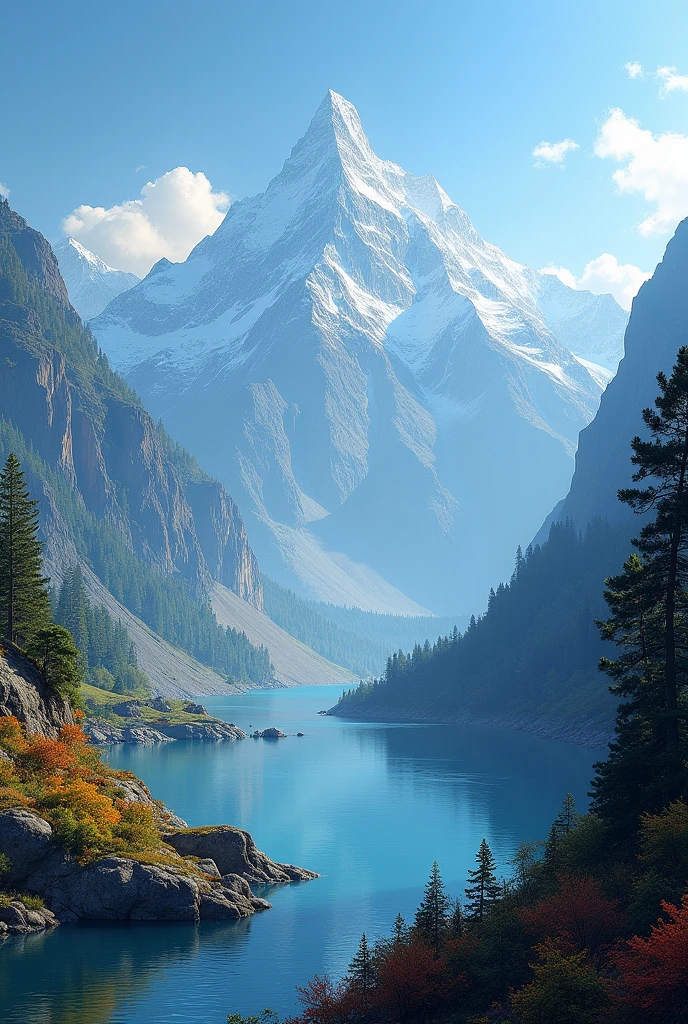 Create beautiful Indian Mountain