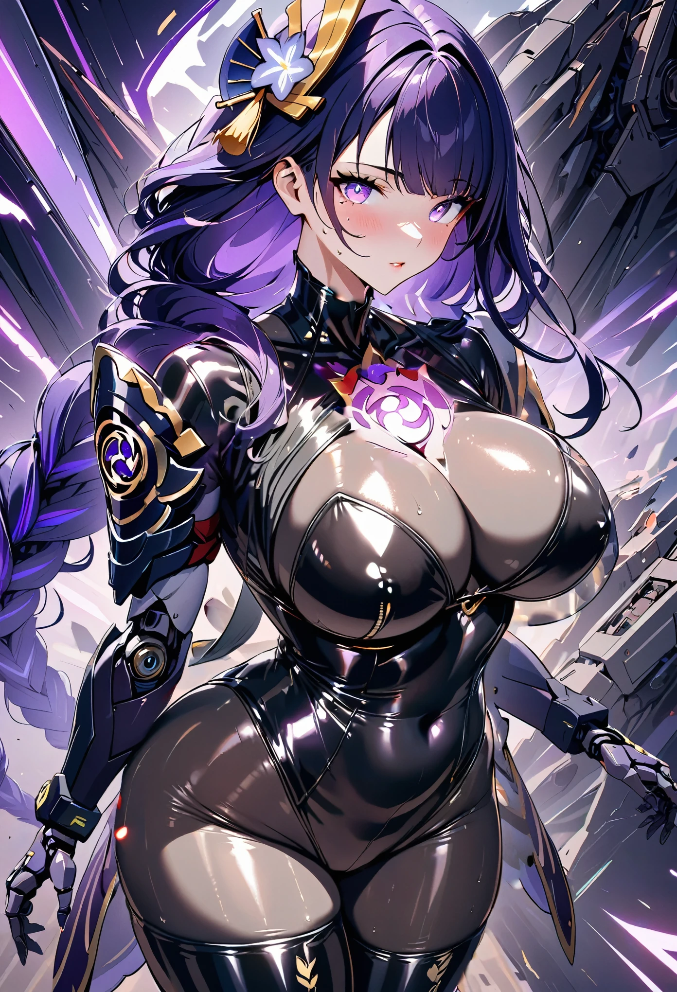 (black latex tight:1.2),shiny tight,reflent light,Ethylene,
