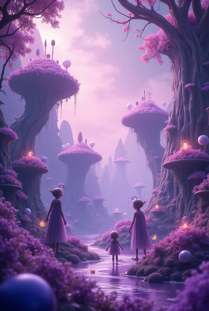 purple wonderland pc wallpaper
