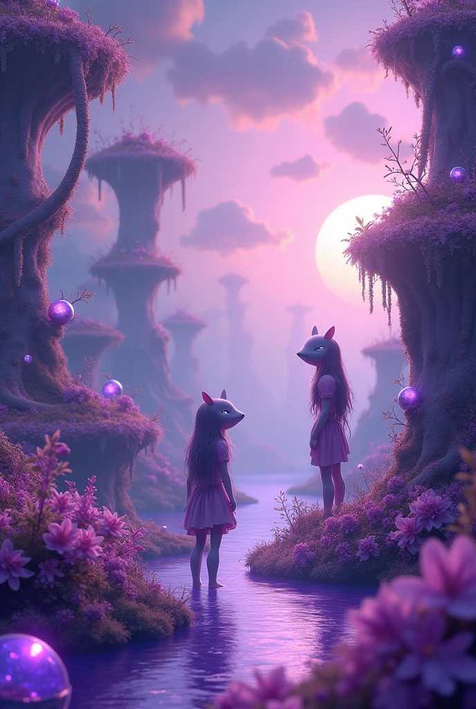 purple wonderland pc wallpaper
