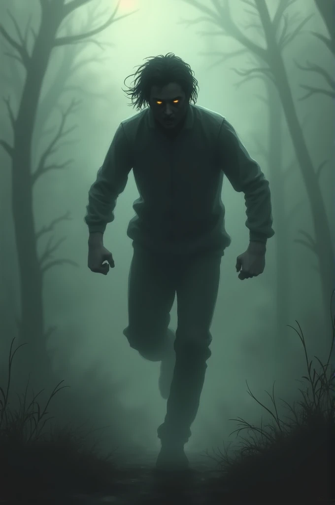 Lost soul tensely wants to run away