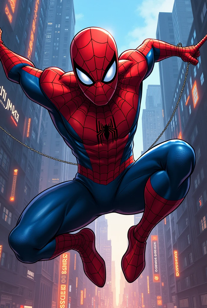 Drawing Spiderman