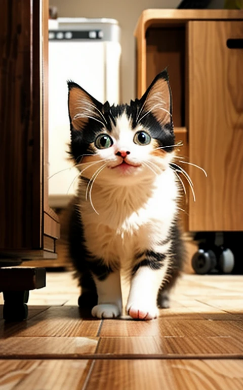 Kitten playing innocently、Too cute、Cute eyes、Amazing visuals