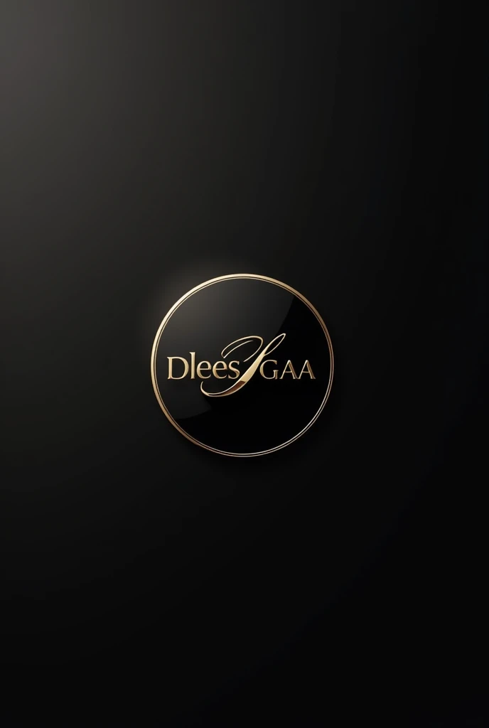 DEESAA anti blue light tempered galss ke liye
create Logo with brand name used coler matt black with Gold show luxury and premium plz only logo same as apple logo