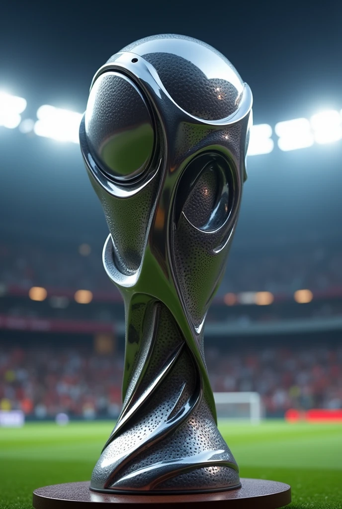 A new and very different trophy for the World Cup.