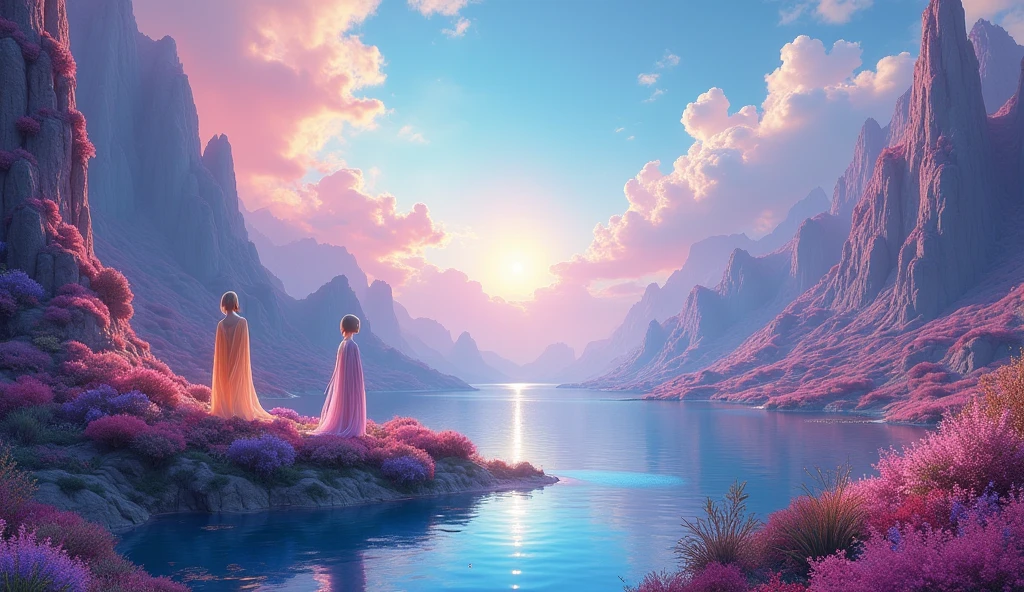Pink, Purple and Blue paradise