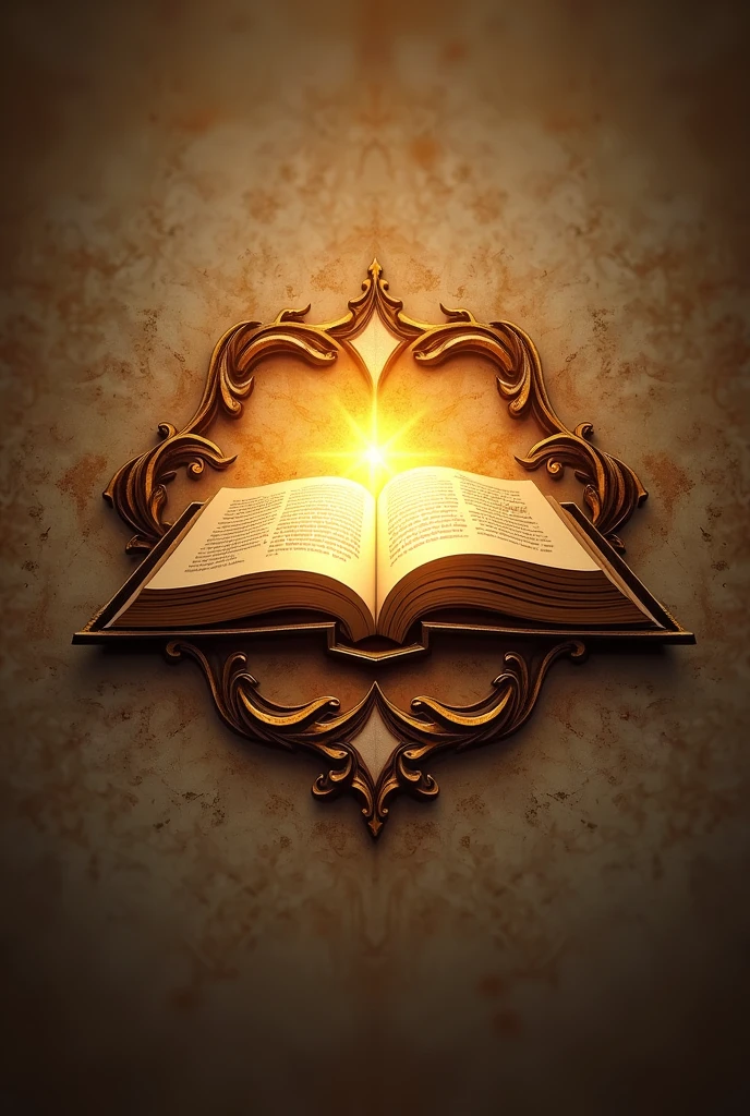 Logo with a bible named biblical factor