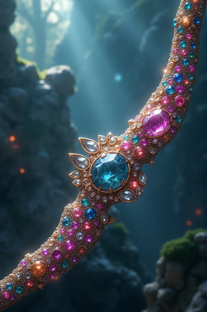 A gemstone bow