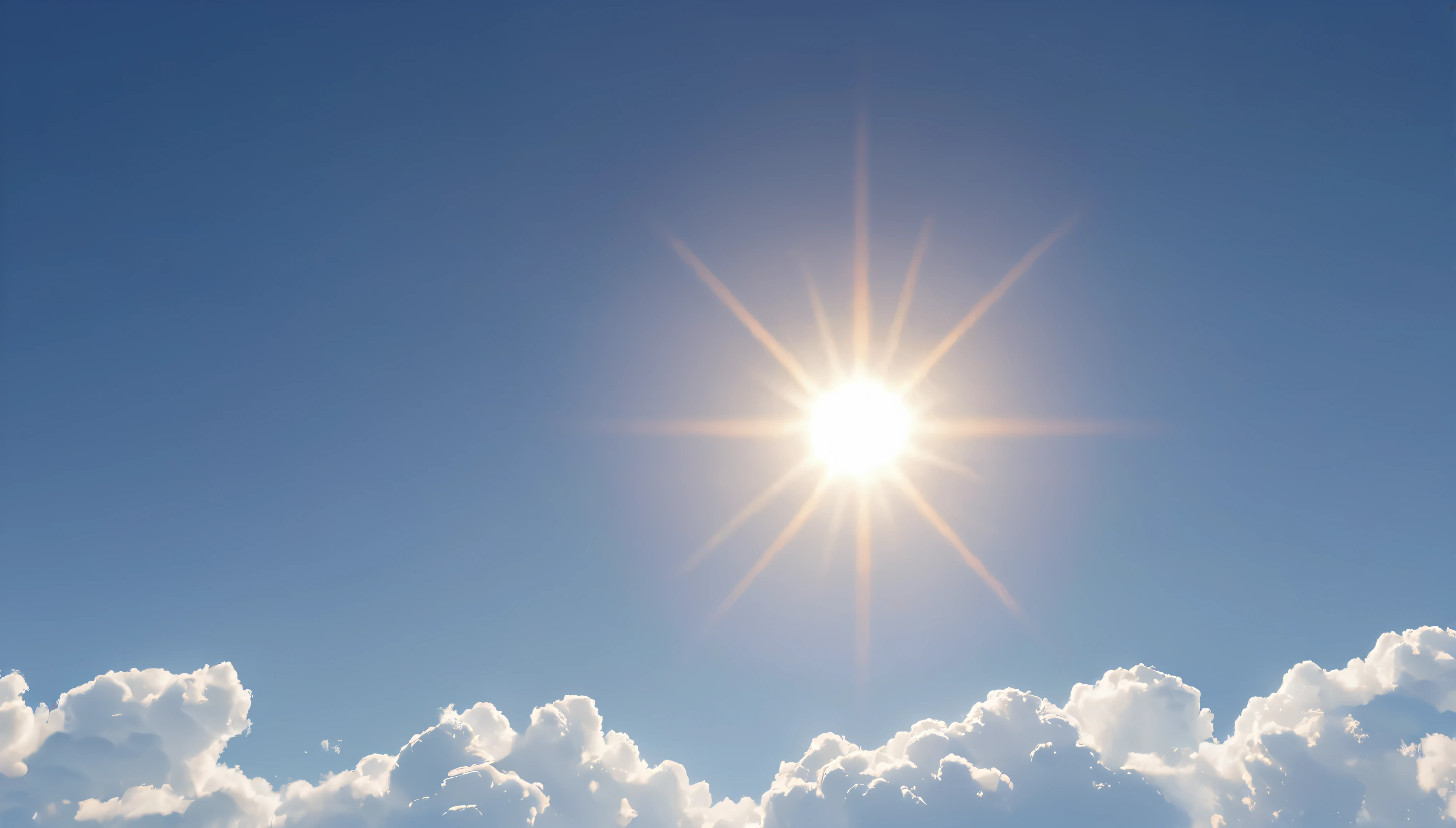 Summer sky,sunny,Daytime, (Highest quality,4K,8k,High resolution,masterpiece:1.2),Very detailed,(Realistic,photoRealistic,photo-Realistic:1.37),High resolution,超High resolution,Studio Lighting,Vibrant colors,Professional