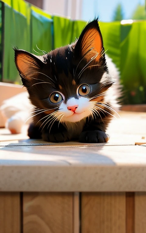 Kitten playing innocently、Too cute、Adorable、Beautiful Face、Well-formed face、Amazing visuals