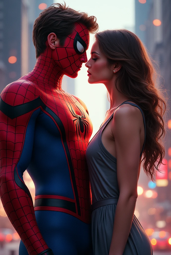 Spider-Man with alexandra daddario
