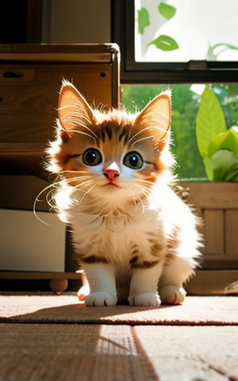 Kitten playing innocently、Too cute、Adorable、Beautiful Face、Well-formed face、Amazing visuals