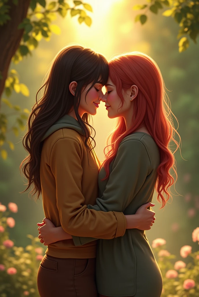 Hugging each other pictures