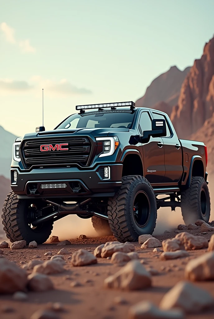 Off-road Modified Gmc Sierra denali with offroad kit