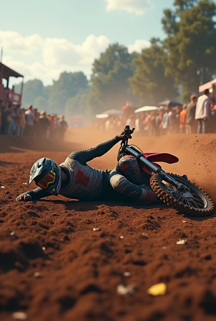 crie um banner de 600x450px de game over de corrida de moto-cross

