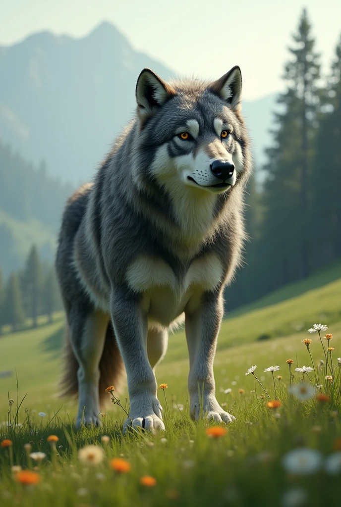 wolf and cow hybrid