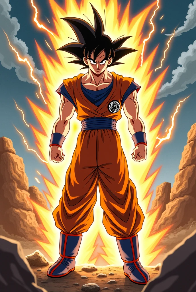 Anime Gohan awaken super saiyan phase II
