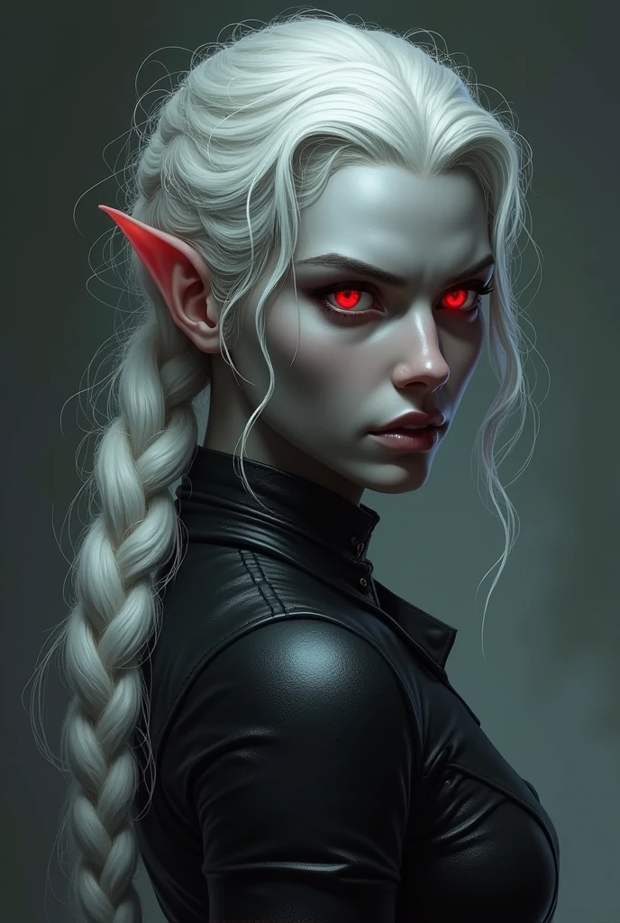 fantasy art, dnd art, RPG art, wide shot a picture of a massive shield (masterpiece, best quality, best details: 1.5) hanging on the wall, the shield has an artful image of  a beautiful female vampire elf, blood dripping, vampiric fangs, with a long curvy hair, light color hair, blue eyes, high details, best quality, 16k, [ultra detailed], masterpiece, best quality, (extremely detailed), close up, photorealistic, RAW, fantasy art, dnd art, fantasy art, realistic art,