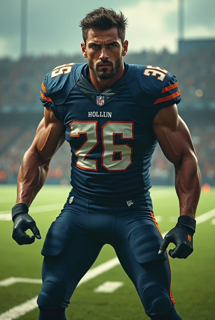 football player with my face
