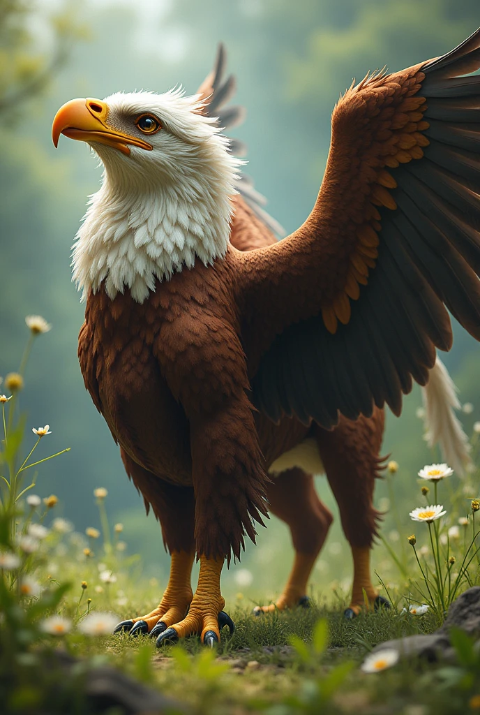 Eagle and cow hybrid