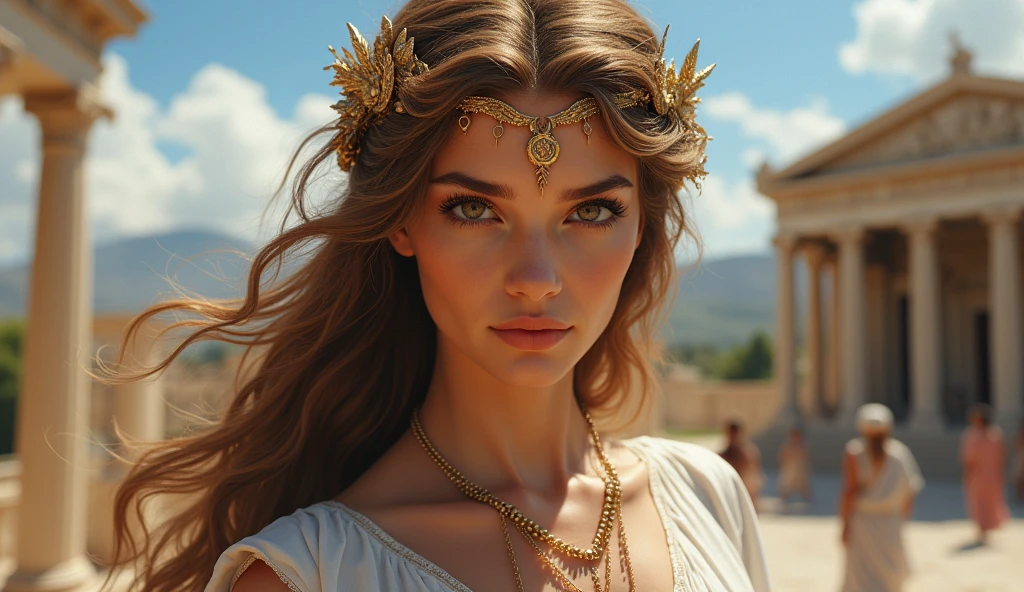 Helen of Troy, beautiful and sexy ancient greek woman