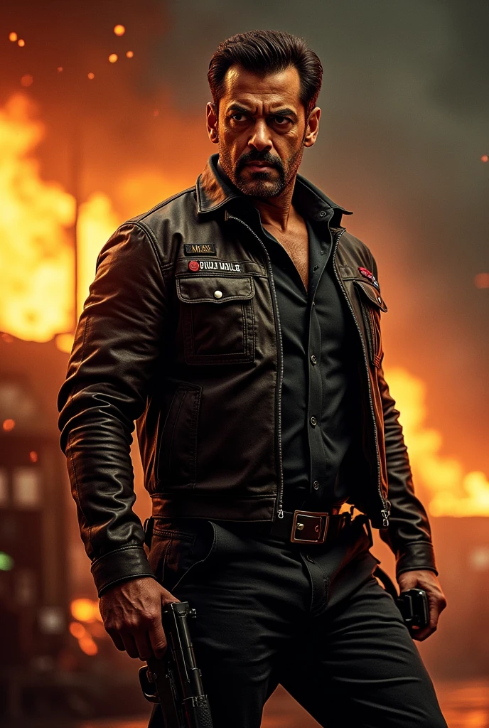 Pick the actors salman khan want to star in a movie and decide on the genre-action, horror, drama, fantasy, or anything you can imagine. Write any movie action movie name in title