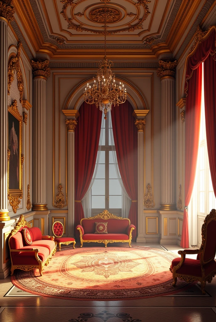 Make a photo of the royal ROOM