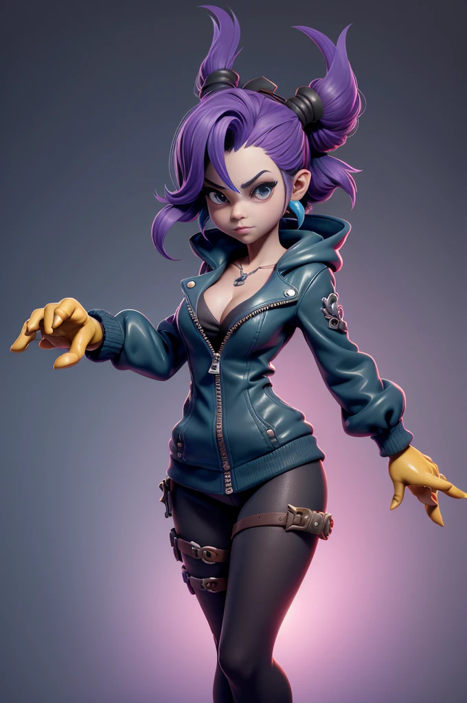 monstros estilos kingdom hearts, baseados em animais,3d style, shadown monster, demons, darkness monster, rayman legends, mickey mouse character style, girl and body, kingdom hearts, malhas leves e quentinhas, cores frias e alegres, (jaqueta com zipper aberto no meio até o umbigo),(super sensual)