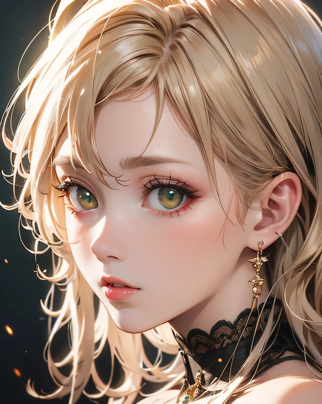 Immerse yourself in the charm and sophistication of a beautiful blonde with sparkling green eyes。.. Utilizing 3D technology and Octane rendering at 8K resolution、Her face is drawn in a very realistic way。. Exquisite sharp details and smooth rendering style, Combined with film studio lighting, This work of art will be a true masterpiece.. We hope ArtStation will be a trendsetter in the digital art community.、Get ready to turn heads.