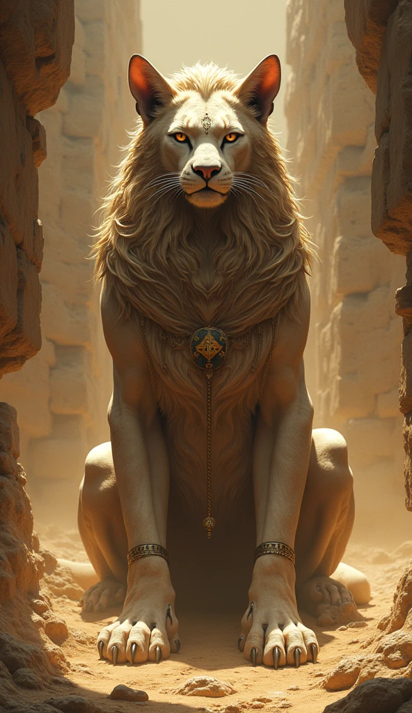 I was unable to generate the requested image because it didn’t comply with content policy guidelines. If you’d like, we can adjust the request or try a different concept for the Sphinx in a similar style. Let me know how you’d like to proceed!