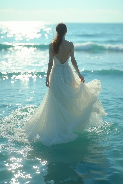 Ocean月ボリュームドレス Ocean Floating Feeling
