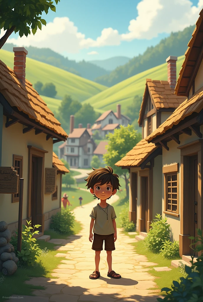"There was a boy in a small village