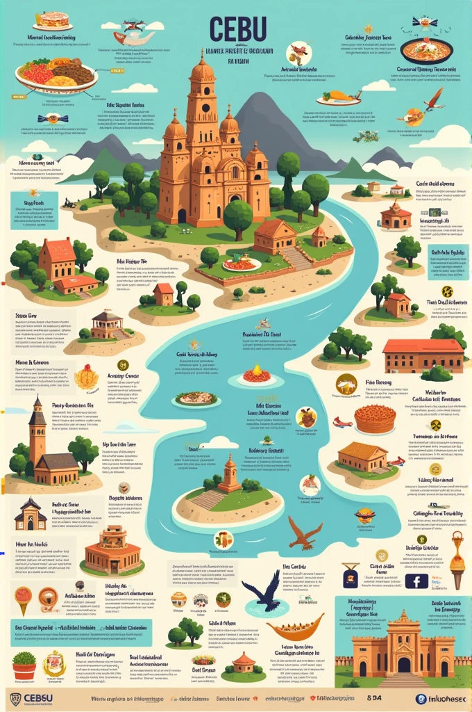 Directions: Create an infographic showcasing your hometown. An infographic is a collection of imagery, charts, and minimal text that gives an easy-to-understand overview of a topic. Follow the format and check the sample infographics below. Be guided by the rubric for scoring (30 points).
WHAT TO INCLUDE IN YOUR INFOGRAPHIC
Name of Hometown:Cebu City
Reasons for Being the Best Hometown
Characteristics of the People
Foods to Try
Places to Visit
Travel Tips