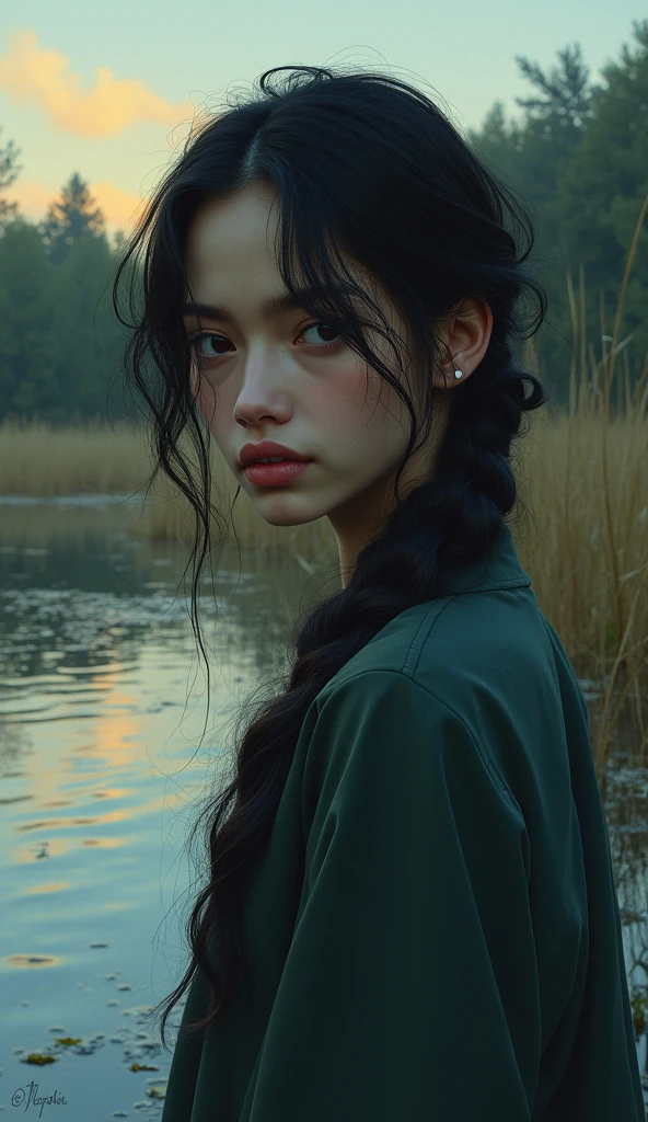 
figure: Evening calm, Marium looks tired..]