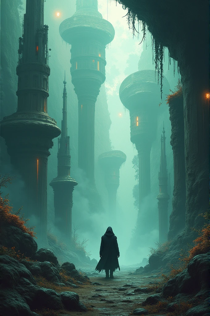Invented cover of the imaginary world of Federico by Adrián Pino man