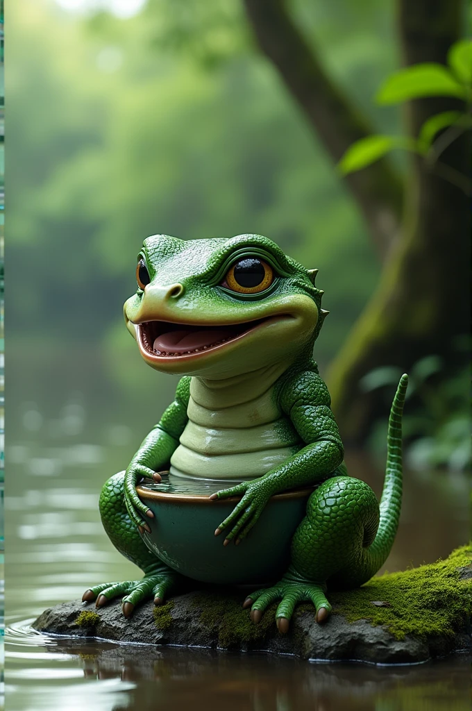 realistic photo of kappa 