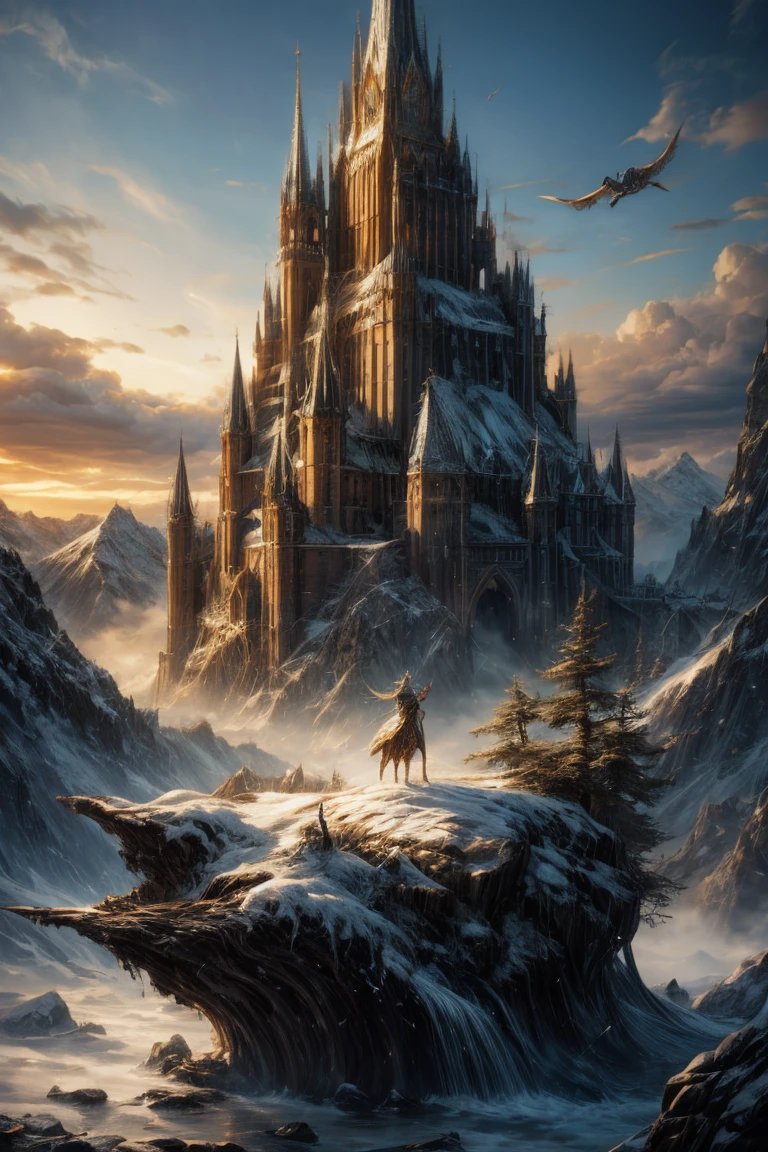 Epic Fantasy: Imagine and draw Epic Fantasy scenes, Brave Elf, Magical Creatures, Majestic castle and stunning scenery. Let your imagination fly,Create a fantastic world full of adventure and mystery.
