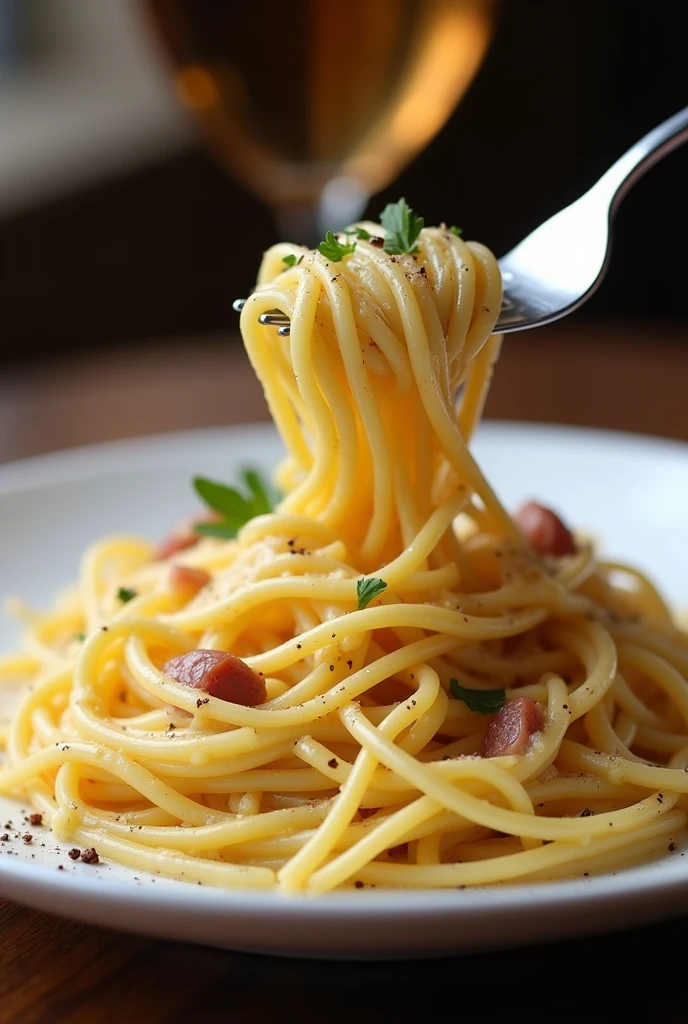 The best carbonara pasta ever made in the world 