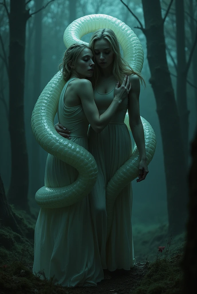Alien parasite worm with ability possession woman