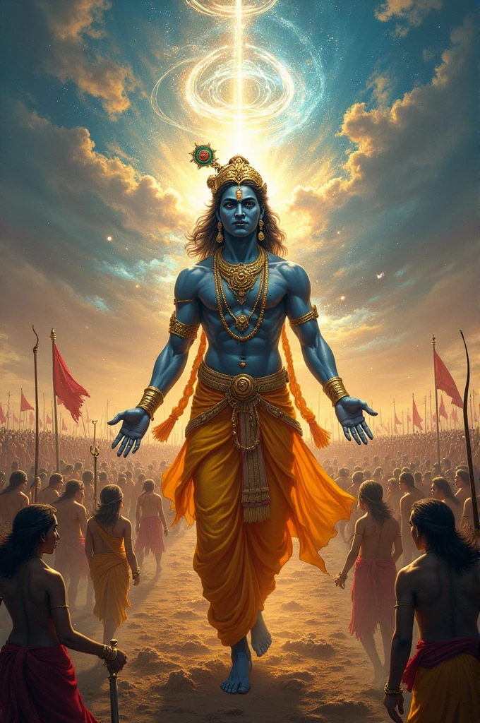 Krishna in kurukshetra 