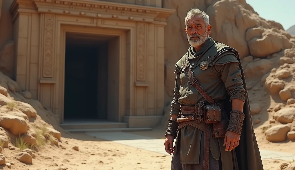 He had to work as a tomb guard to make a living, but despite the hardships he endured, he remained loyal and righteous.