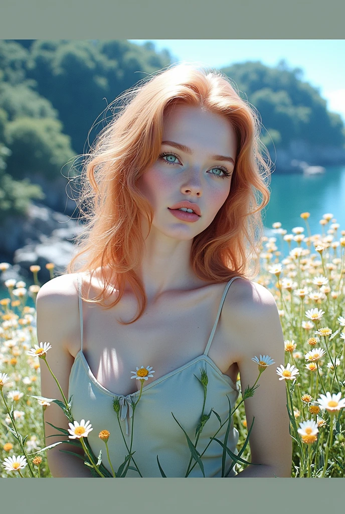 super realistic, highly detailed, sexy, young,european redhead, medium breasts, green eyes, 2, iPhone 14 Pro Max camera, Merger_mati_catentes, (twilight:1.2) , (sharp lighting:1.2), (bali:1.2), photorealistic, raw, textured skin, skin pores, intricate details, epiCRealism,8K,UHD