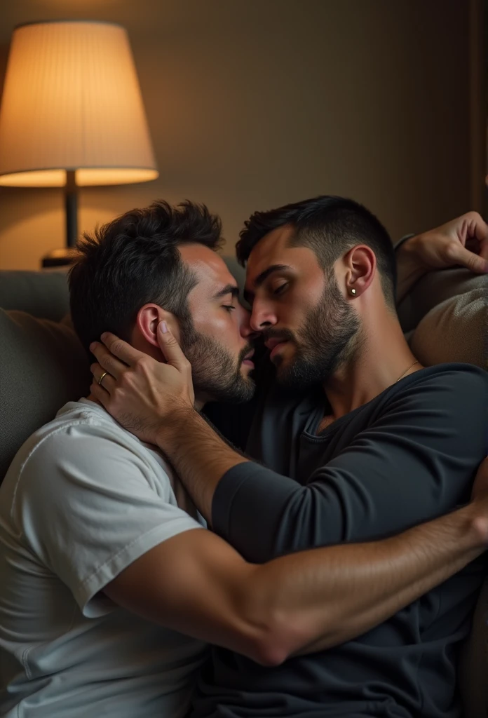 Chris evans sucking another mans willy on the couch. Realistic 4k Realism size difference head touching ceiling embarrassed face